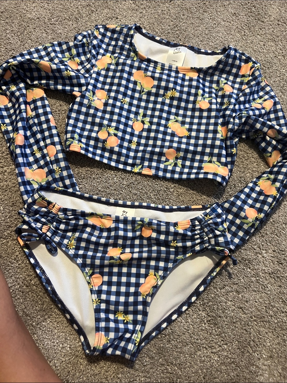 Kids Gingham Swimsuit